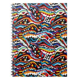 Cuaderno Patrón geométrico abstracto 36 - Bloc de notas esp