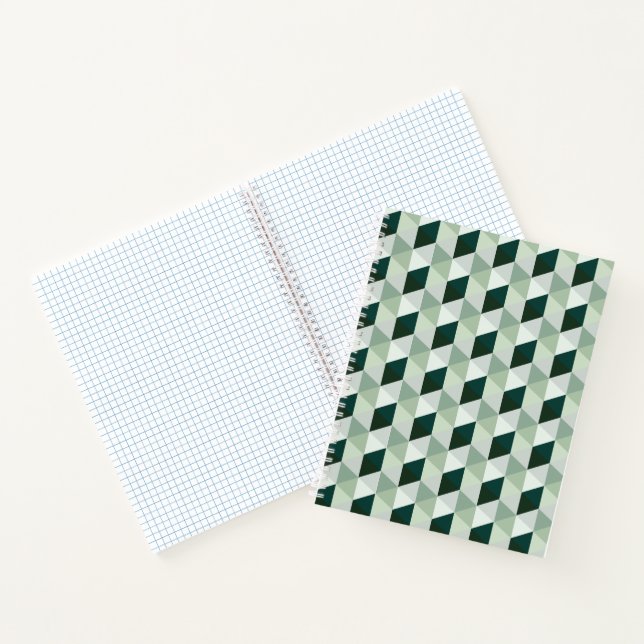 Cuaderno Patrón geométrico abstracto - N.º 01 (Interior)