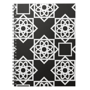 Cuaderno Patrón geométrico árabe. Arte decorativo. Islam. F