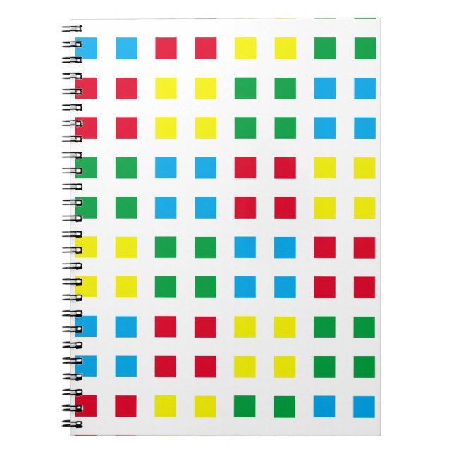 Cuaderno Patrón geométrico colorido (Frente)