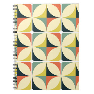 Cuaderno Patrón geométrico de los años 70 del Retro 60.