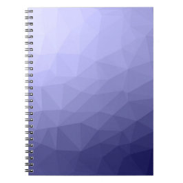 Cuaderno Patrón geométrico de malla azul violeta púrpura