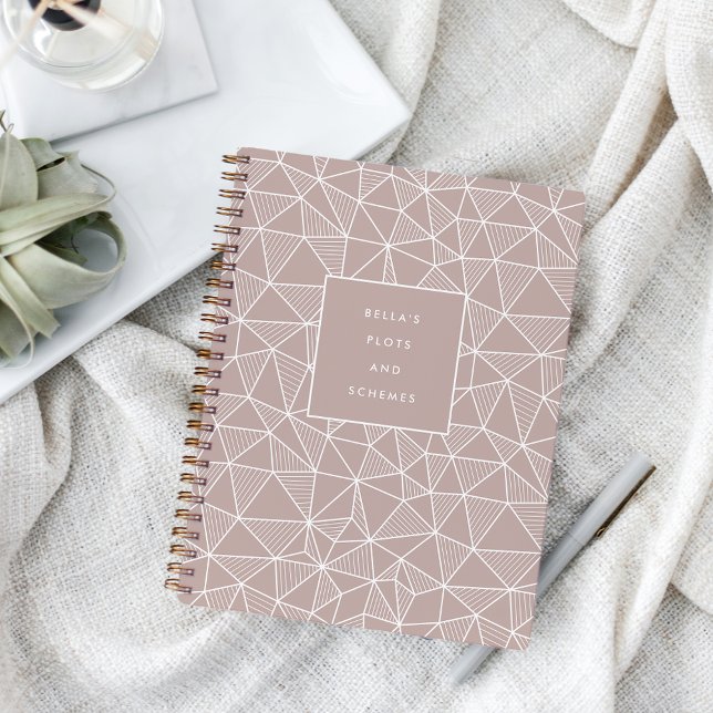 Cuaderno Patrón geométrico de parcelas y esquemas personali (Subido por el creador)