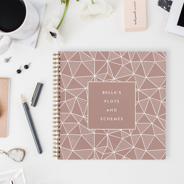 Cuaderno Patrón geométrico de parcelas y esquemas personali (Subido por el creador)