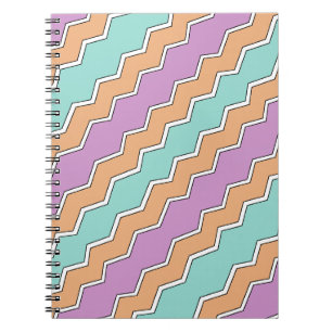 Cuaderno Patrón geométrico en zig-zag