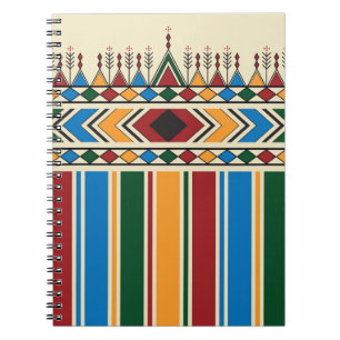 Cuaderno Patrón geométrico inspirado en Al-Qatt Al-Asiri.