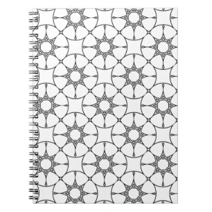 Cuaderno Patrón geométrico islámico de diseño árabe