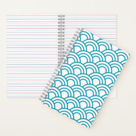 Cuaderno Patrón geométrico japonés moderno