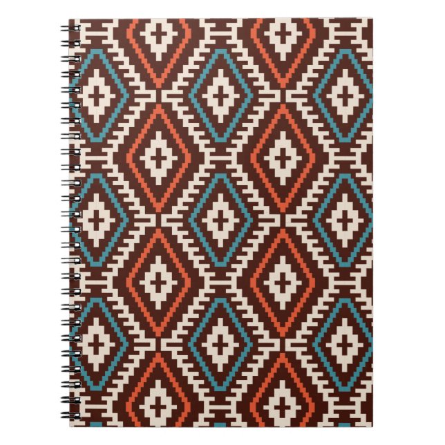 Cuaderno Patrón Geométrico Moda Estilo Cuto (Frente)