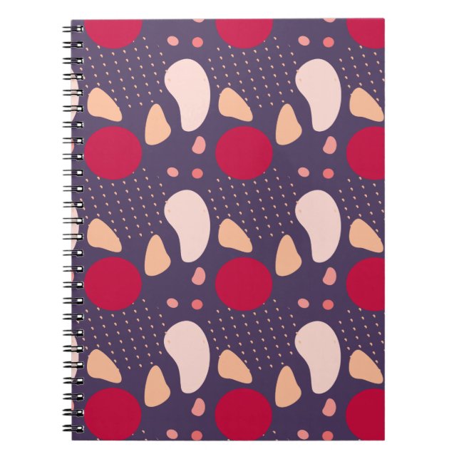 Cuaderno Patrón geométrico moderno. (Frente)