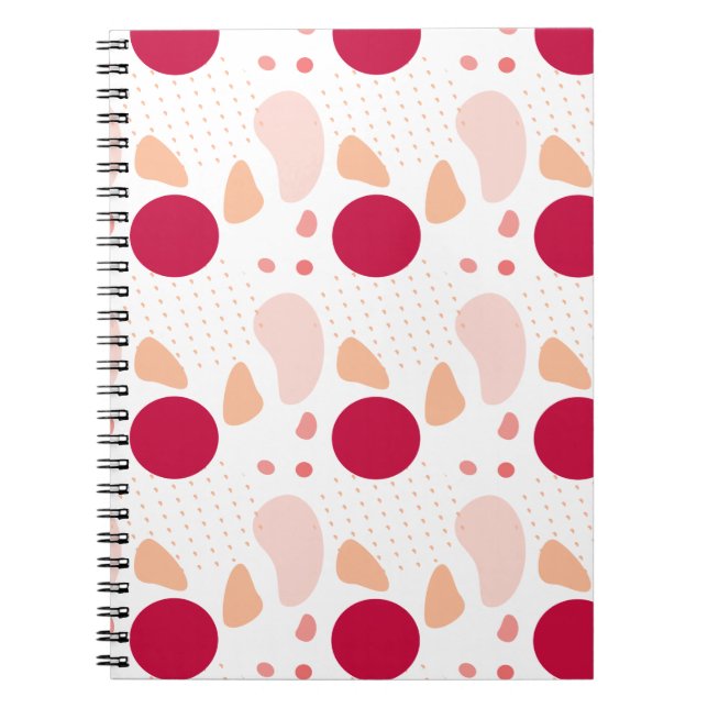 Cuaderno Patrón geométrico moderno. (Frente)