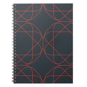 Cuaderno Patrón geométrico moderno, simple, lindo y juguetó