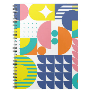 Cuaderno Patrón geométrico o paro abstracto moderno
