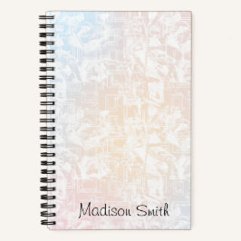 Cuaderno Patrón geométrico personalizado
