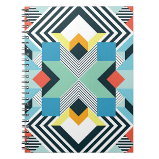 Cuaderno Patrón Geométrico Resumen Moderno.