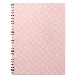 Cuaderno Patrón geométrico rosado sereno