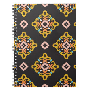 Cuaderno Patrón Geométrico sin Marea. Diseño de textura abs