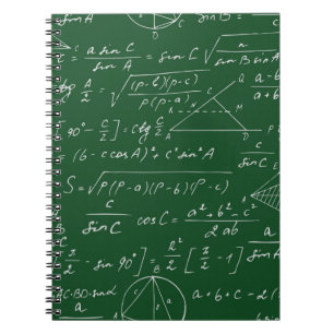Cuaderno Patrón geométrico sin soldadura con formato de tri