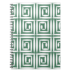 Cuaderno Patrón geométrico sin soldadura con polígonos