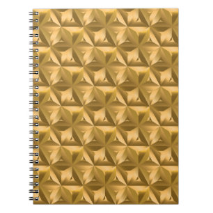 Cuaderno Patrón geométrico sin soldadura de lujo