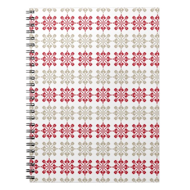 Cuaderno Patrón geométrico VI del signo del SUN letón tradi (Frente)