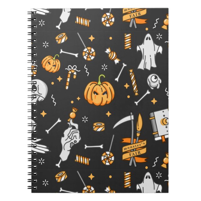 Cuaderno Patrón Halloween 2 (Frente)