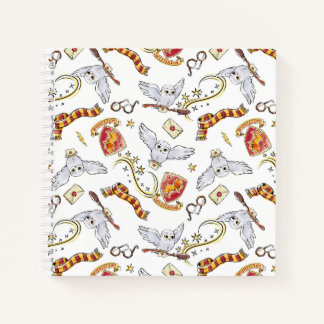 Cuaderno Patrón Hedwig de color de agua GRYFFINDOR™