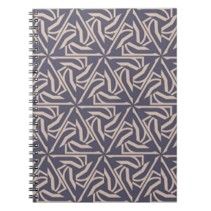 Cuaderno Patrón hipster con elementos poligonales. Triángul