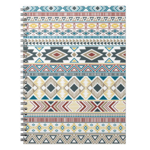 Cuaderno Patrón indio azteca americano motivos étnicos trib