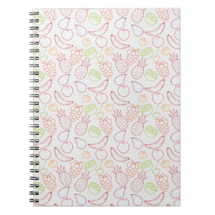 Cuaderno Patrón ininterrumpido de frutas   Patrón de superf