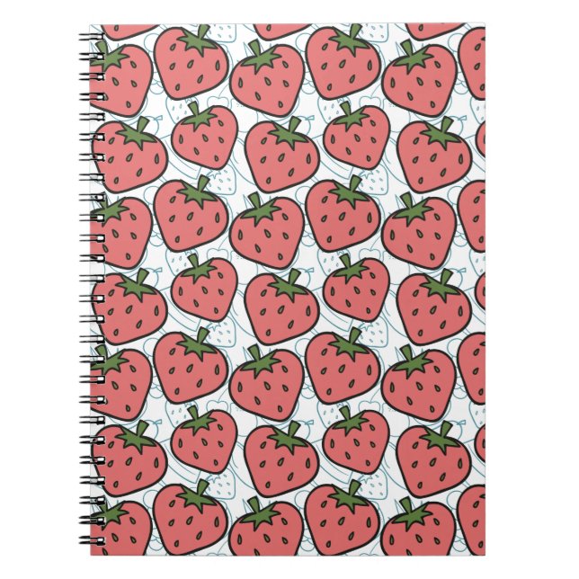 Cuaderno Patrón ininterrumpido de frutas | Patrón de superf (Frente)