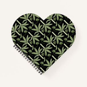 Cuaderno Patrón ininterrumpido de palmeras tropicales