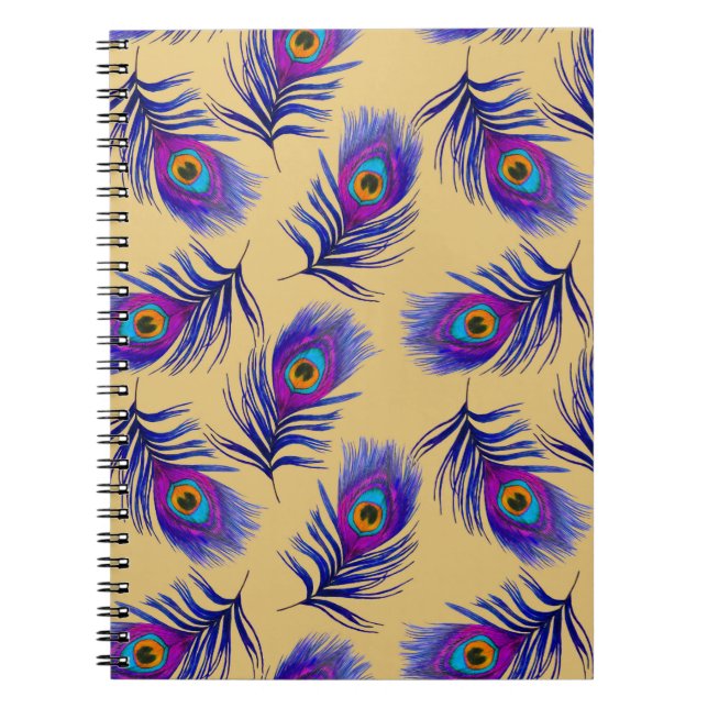 Cuaderno Patrón ininterrumpido decorativo con un hermoso pa (Frente)