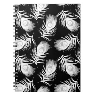 Cuaderno Patrón ininterrumpido decorativo con un hermoso pa