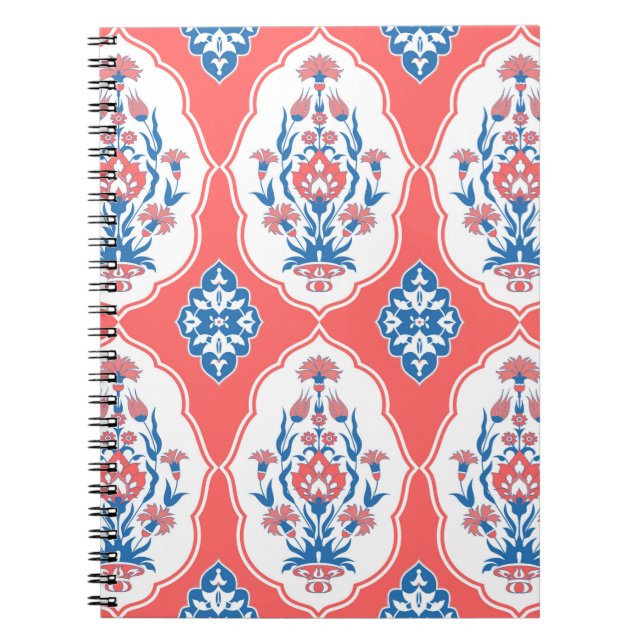 Cuaderno Patrón ininterrumpido decorativo en orienta tradic (Frente)