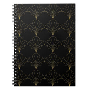 Cuaderno patrón ininterrumpido vintage floral abstracto flo