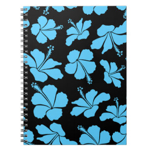Cuaderno Patrón inquebrantable de hawaiano brillante con hi