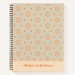 Cuaderno Patrón inspirado en fuegos artificiales — Portátil