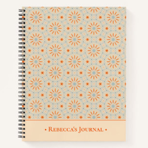 Cuaderno Patrón inspirado en fuegos artificiales — Portátil