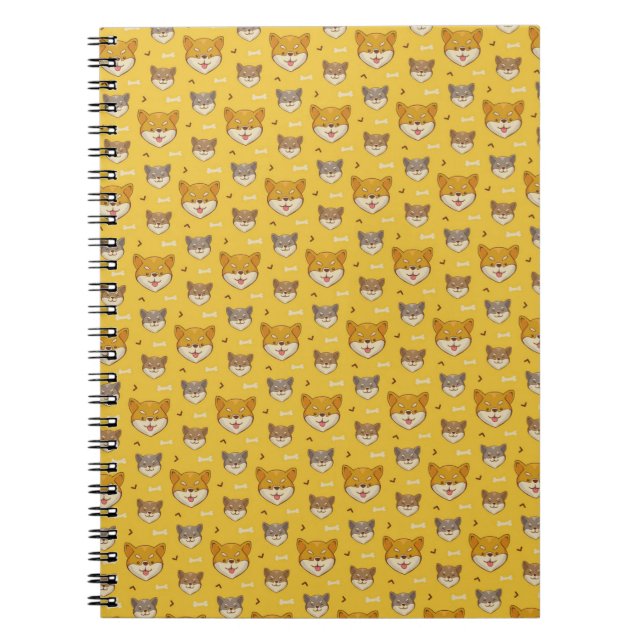 Cuaderno Patrón Inu Shiba (Frente)
