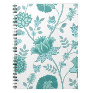 Cuaderno Patrón jacobeo floral Lg habla de blanco