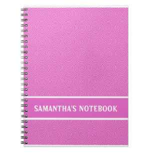 Cuaderno Patrón Lollypop rosa