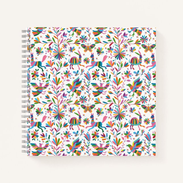 Cuaderno Patrón luminoso estilo otomano mexicano (Anverso)