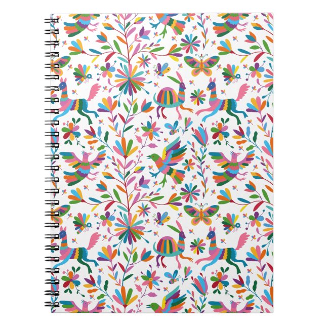 Cuaderno Patrón luminoso estilo otomano mexicano (Frente)