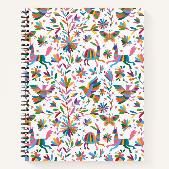 Cuaderno Patrón luminoso estilo otomano mexicano (Anverso)