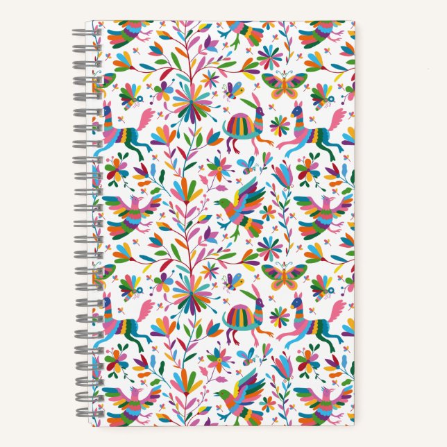 Cuaderno Patrón luminoso estilo otomano mexicano (Anverso)