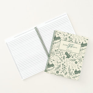 Cuaderno Patrón mágico de herbología de HOGWARTS™