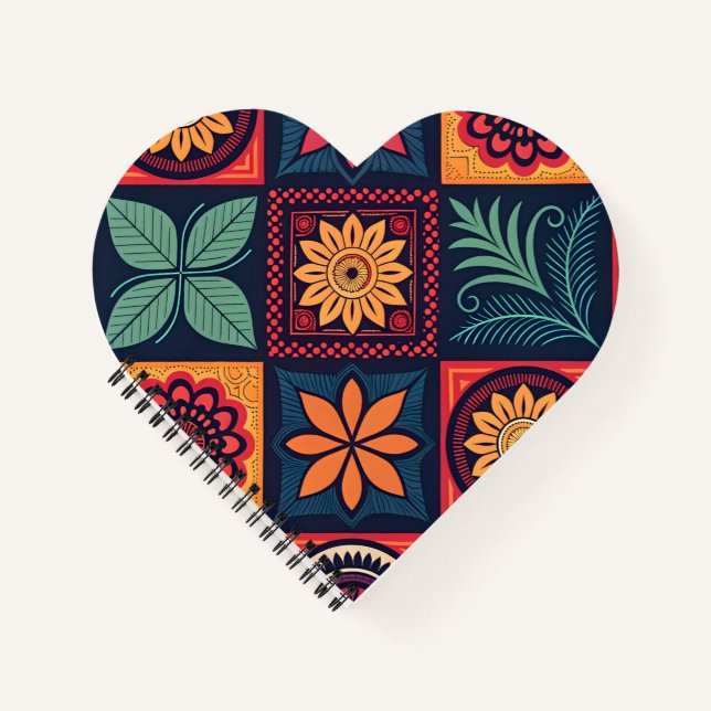 Cuaderno Patrón mágico de las flores (Anverso)