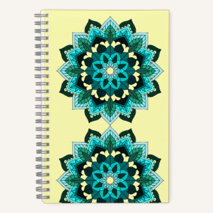 Cuaderno Patrón Mandala 02 en agua