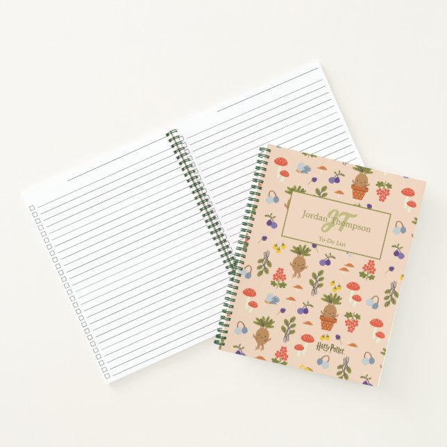 Cuaderno Patrón Mandrake de Flores Mágicas (Interior)